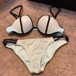 Mint green sparkly bathingsuit